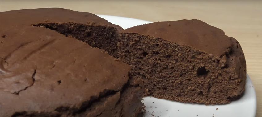 Pastel de castañas y chocolate